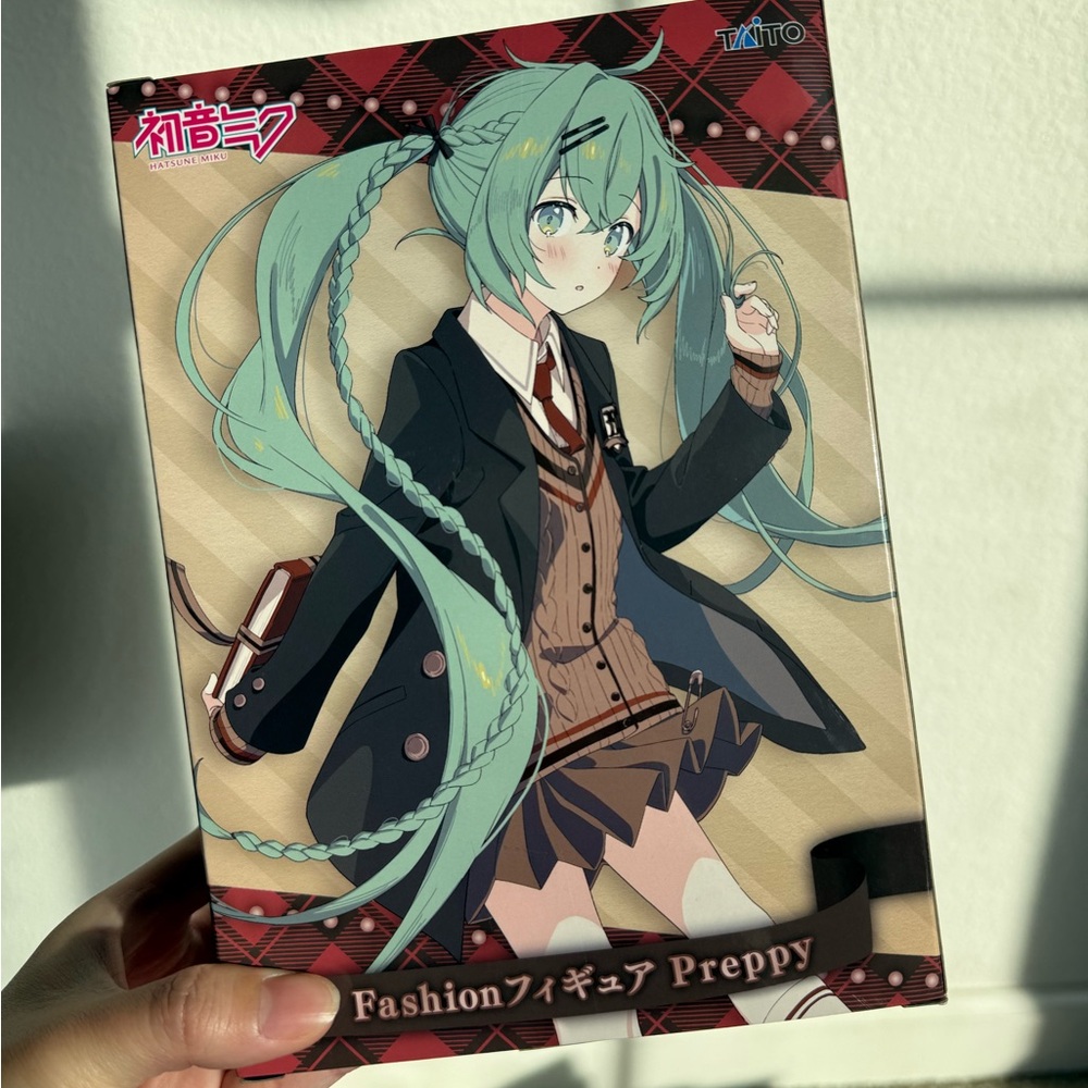 Hatsune miku school uniform figure set